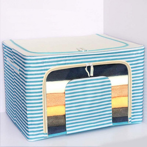 Oxford Cloth Clothes Quilt Storage Bag Duvet Blankets Storage Closet Organizer For Wardrobe Stackable Storage Box Drawer