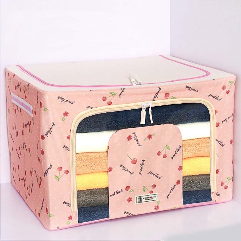 Oxford Cloth Clothes Quilt Storage Bag Duvet Blankets Storage Closet Organizer For Wardrobe Stackable Storage Box Drawer