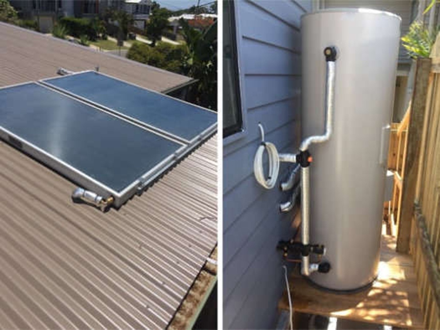 200L 300L 500L Exported Flat Panel solar Water Heater split pressure solar boiler with heat pump