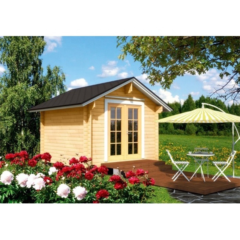 Customized Prefabricated Log Cabin Easy Build Prefabricated Garden Wooden House