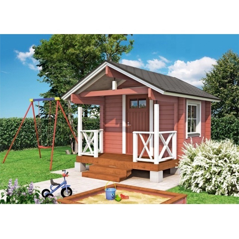 Customized Prefabricated Log Cabin Easy Build Prefabricated Garden Wooden House