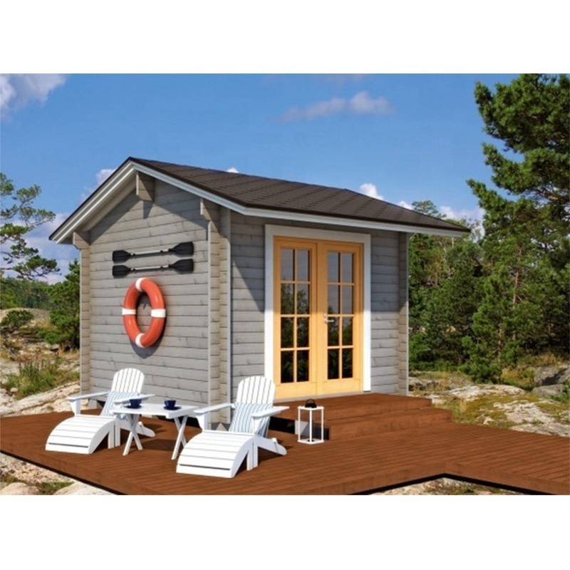 Customized Prefabricated Log Cabin Easy Build Prefabricated Garden Wooden House