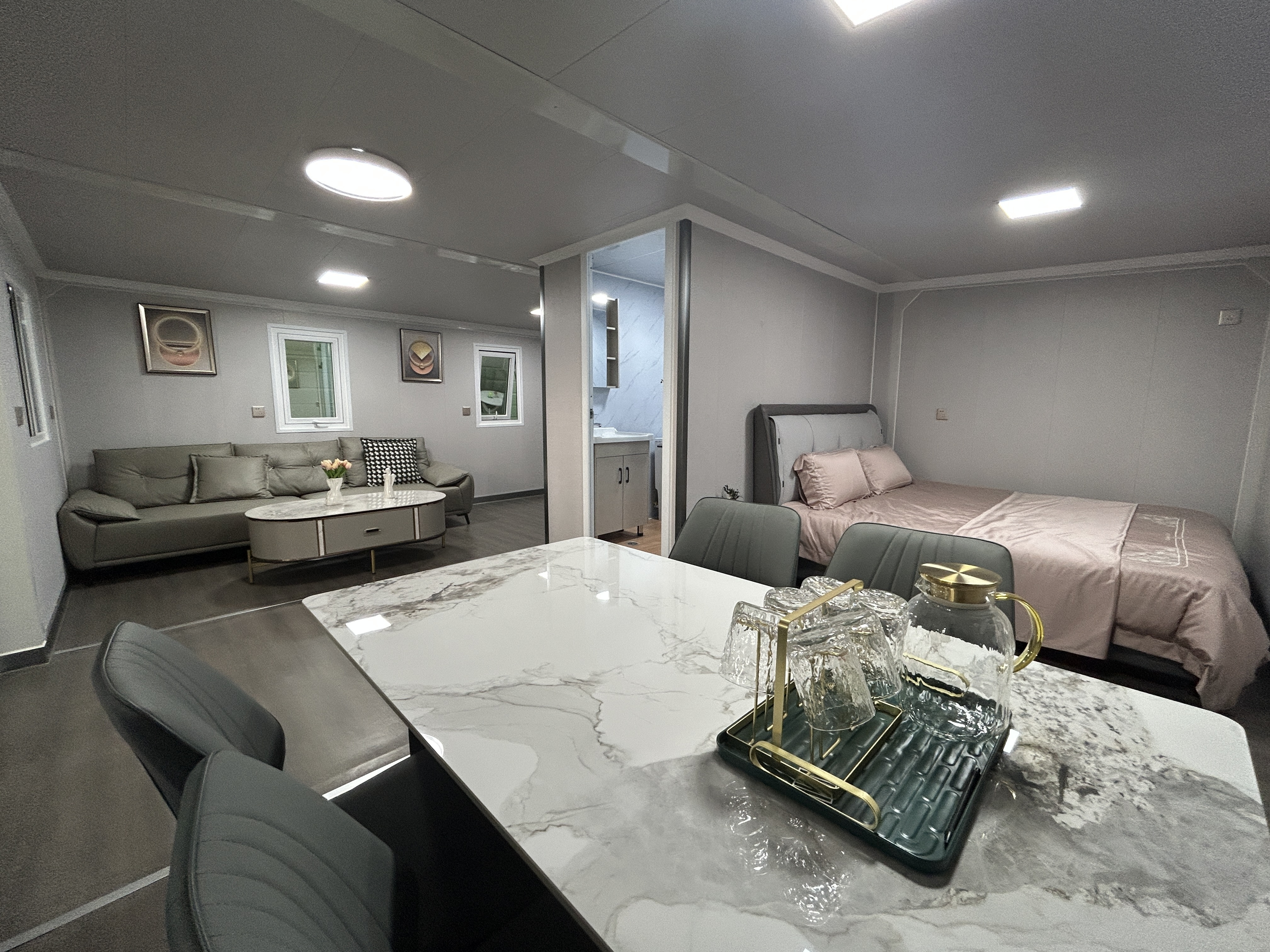 Extendable 40 ft 20 ft Luxury Portable Mobile Modular Container Homes Villa Prefabricated 2 3 Bedroom Expandable Container House