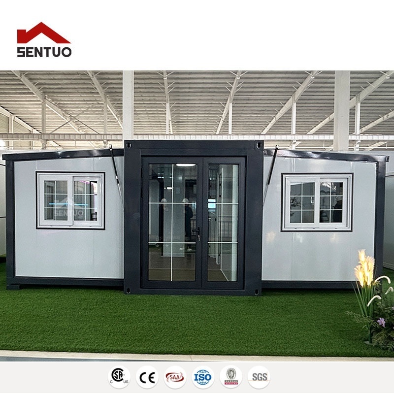 Ready To Ship Tiny Homes Prefabricated Modular House Australia Solar Panel Container House With Sofa Set Furniture