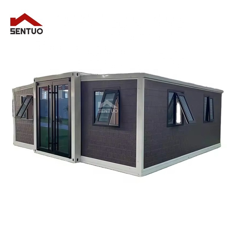 Extendable 40 ft 20 ft Luxury Portable Mobile Modular Container Homes Villa Prefabricated 2 3 Bedroom Expandable Container House