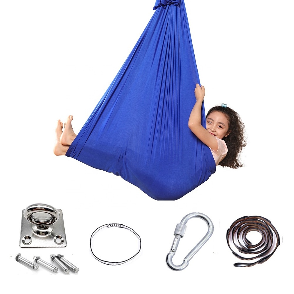 1.5M Premium Set Kids Hamac Indoor Toys Kids Yoga Hammock Kinderyoga Porch Sensory Therapy Swings for Autism