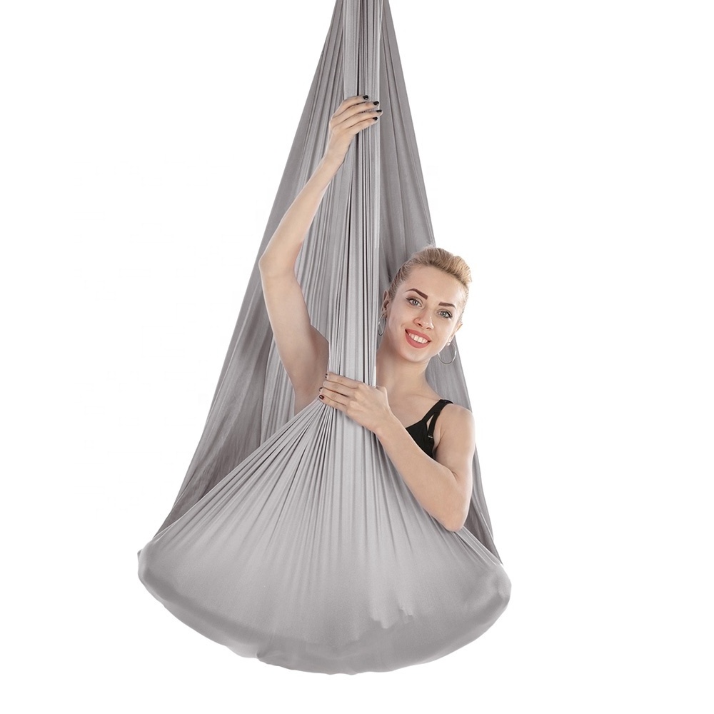 Wholesale Yoga Sling Inversion Swing Aerial Silks Equipment Antigravity Ceiling Hanging Aerial Yoga Hammock Trapeze Kit