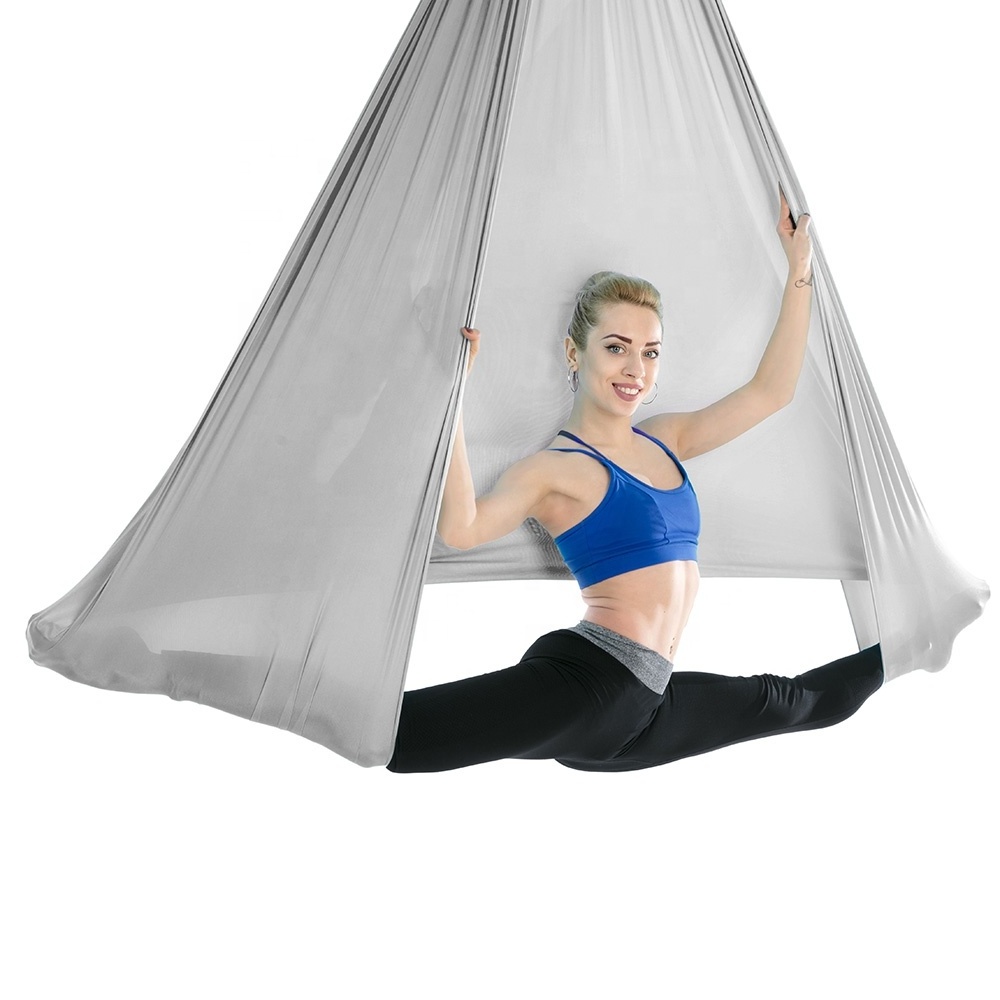 Wholesale Yoga Sling Inversion Swing Aerial Silks Equipment Antigravity Ceiling Hanging Aerial Yoga Hammock Trapeze Kit