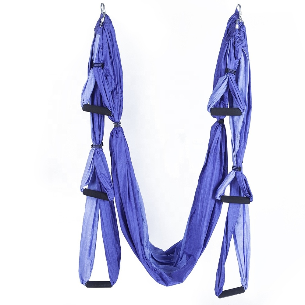 Professional Dropshipping Anti gravity fabric Swing Sling Aerial Yoga Hammock (Double Purple)