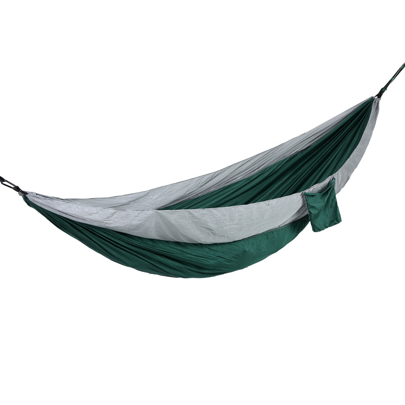 New outdoor double hammock with mosquito net portable hammock with rain fly swing fast open camping hammock tent