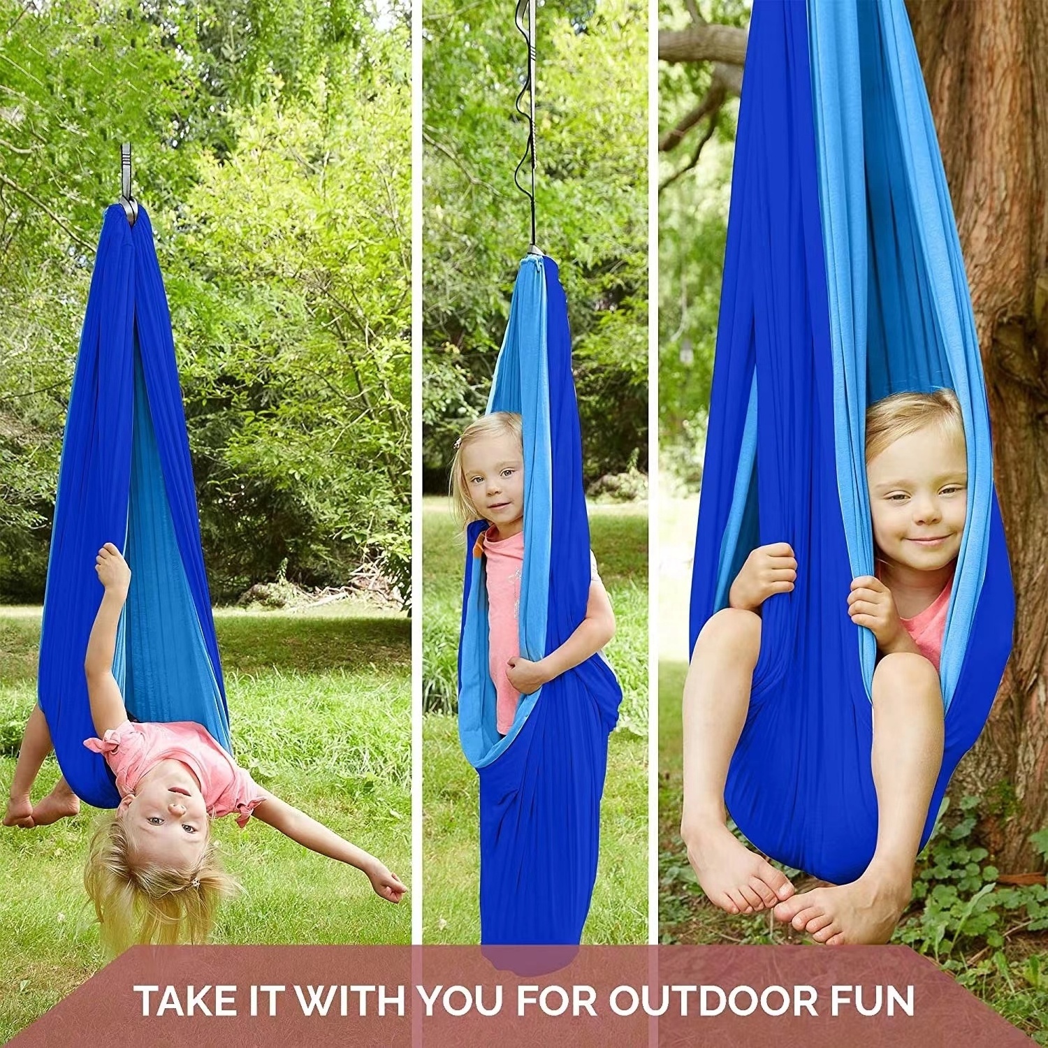 Double Layer Sensory Integration Equipment Therapy Sensory Swing for Kids