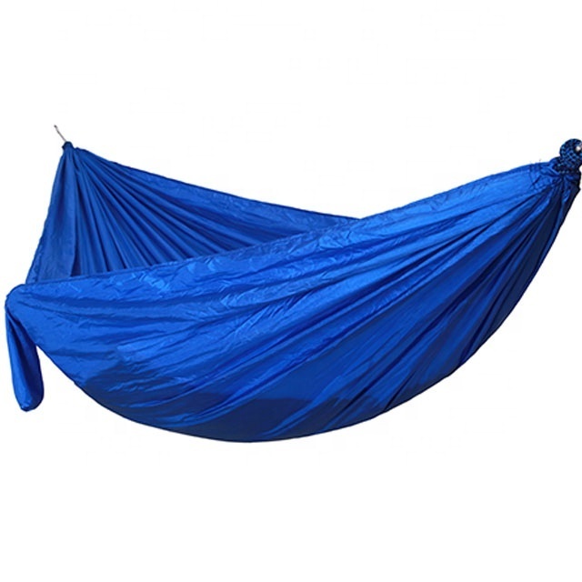 High Quality 2 Person Foldable Parachute Fabric Seating Capacity Hammocks For Single Double outdoor Camping Hiking Travel