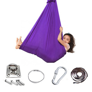 Children's ADHD Autism Sense Treatment Air Swing 1 meter chair hanging set Indoor children's yoga hammock treatment swing