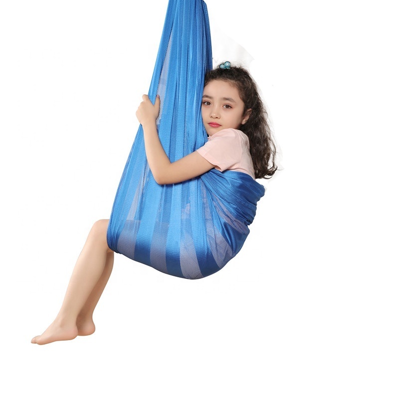 Children Aerial Yoga Hammock  Flying Yoga Swing Standard Set Mesh Fabric Home Inversion Tool Trapeze Inversion for kids to play