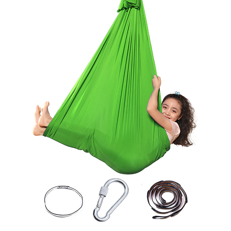 Hot Selling Breathable Comfortable 100% Nylon Swing Hammock Set For Child & Adult with Autism