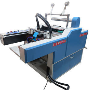 SUP-540F Heavy Duty Pneumatic Fully Automatic paper Single Side hot roll Thermal Laminator machine with Touch computer screen