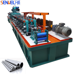 Square pipe roll forming machine used Automatic stainless steel pipe mill line metal steel tube mill