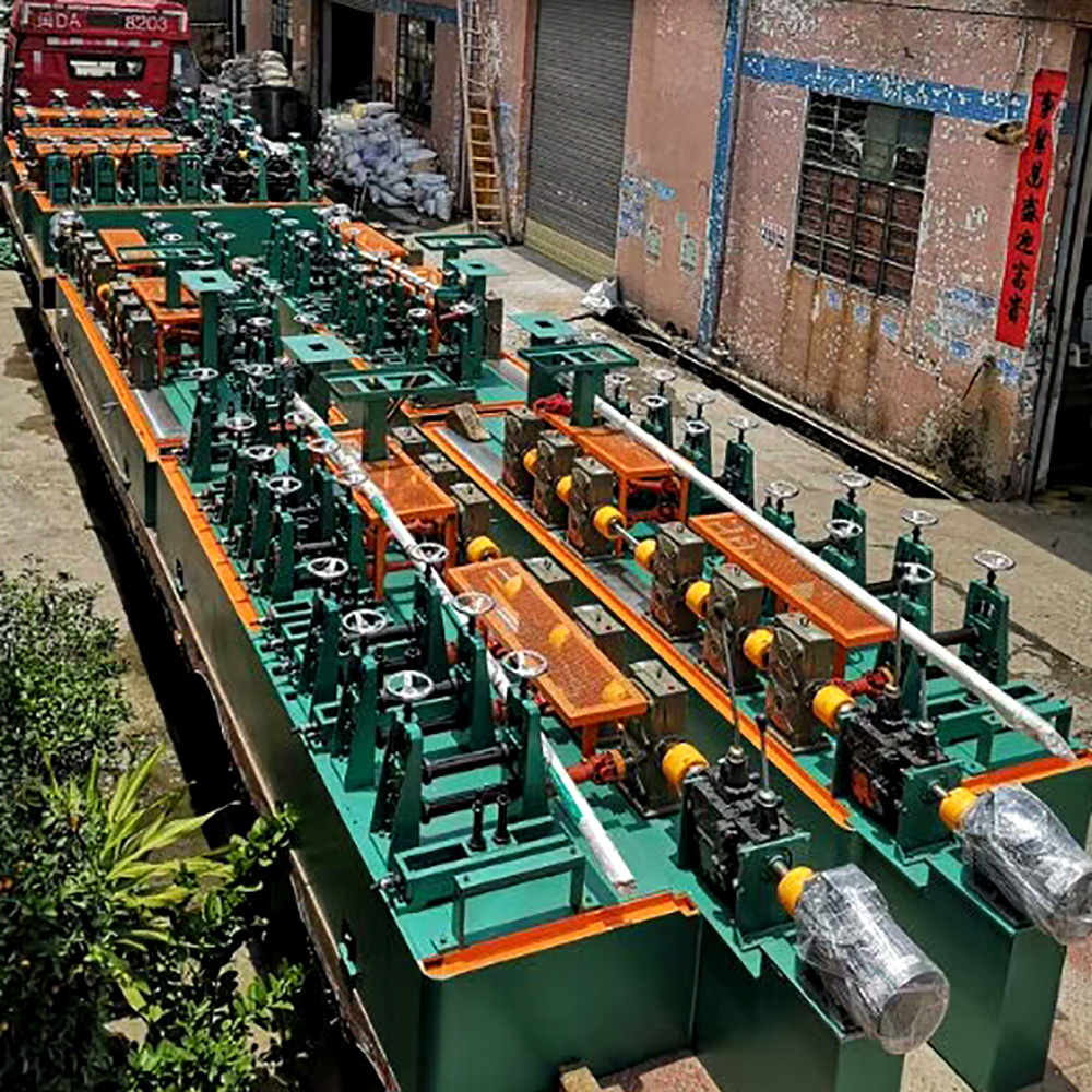 Square pipe roll forming machine used Automatic stainless steel pipe mill line metal steel tube mill