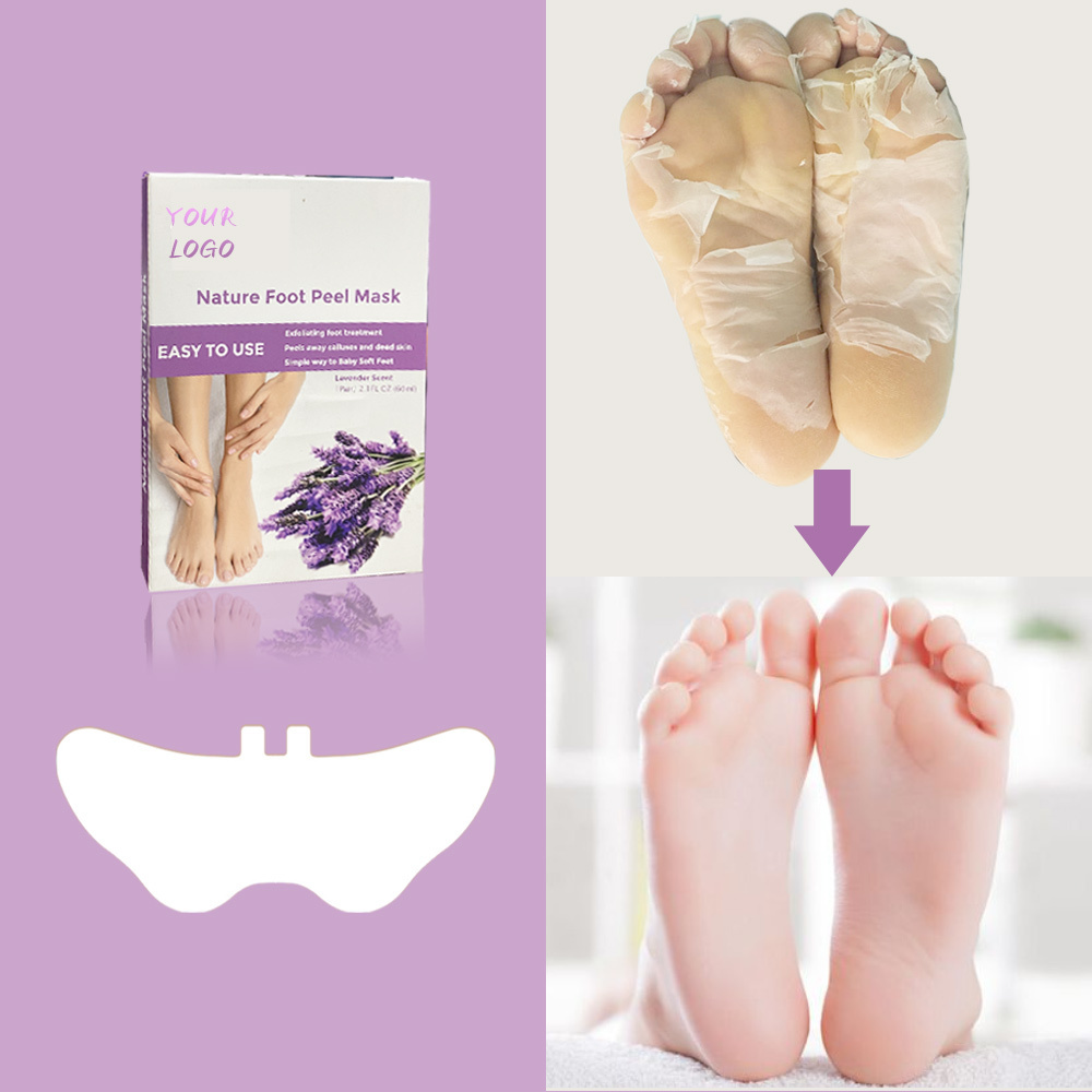 OEM Wholesale Korean Baby Milky Peeling Exfoliating Korea Foot Peel Mask Spa