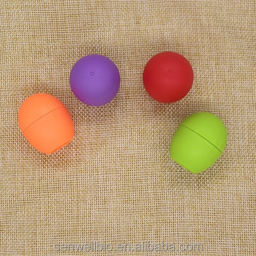 Beeswax Coconut Ball Shape lip balm stick