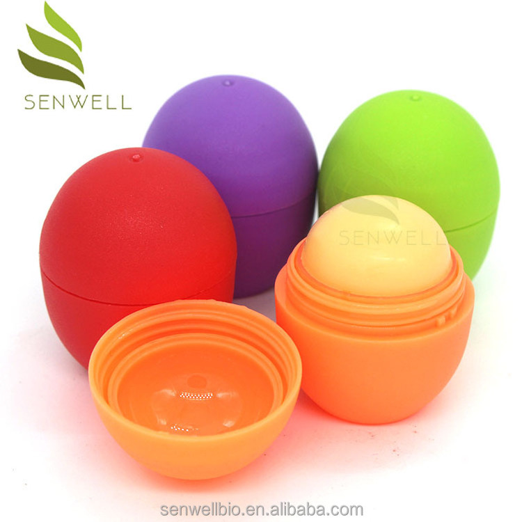 Beeswax Coconut Ball Shape lip balm stick