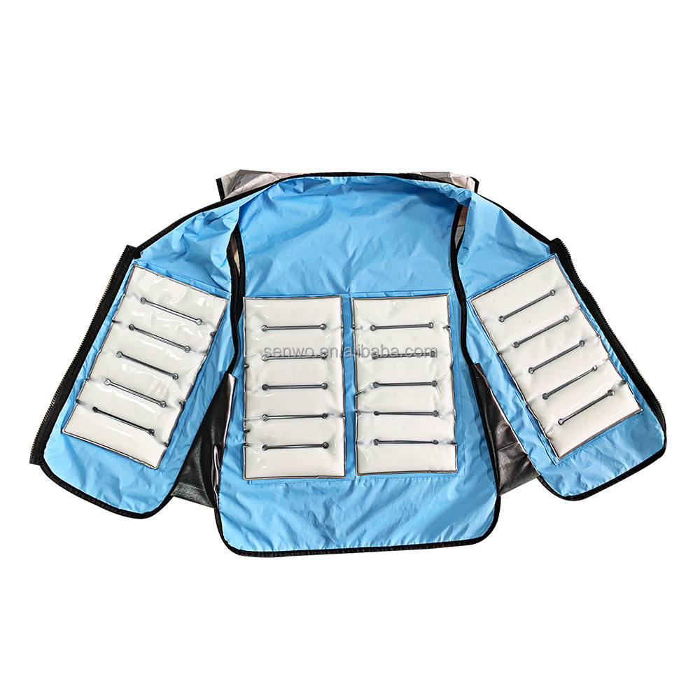 Summer Cooling Vest with PCM Ice Packs Body Heat Regulation, Cooling Jacket, Adjustable Ice Vest