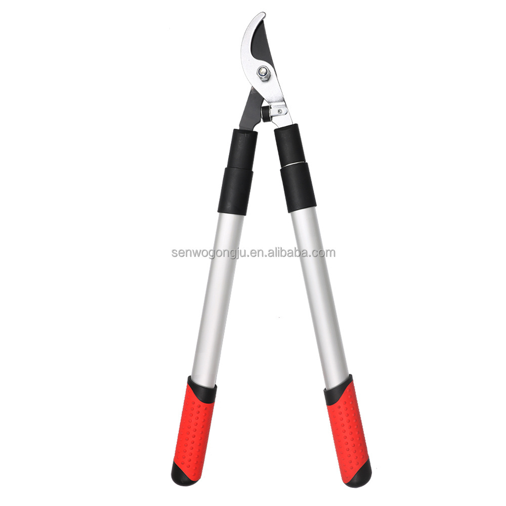 Aluminum Anti-slip Handle 65Mn Blade Practical Ratchet Bypass tree loppers/garden loppers