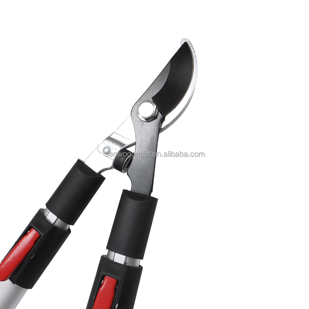 Aluminum Anti-slip Handle 65Mn Blade Practical Ratchet Bypass tree loppers/garden loppers