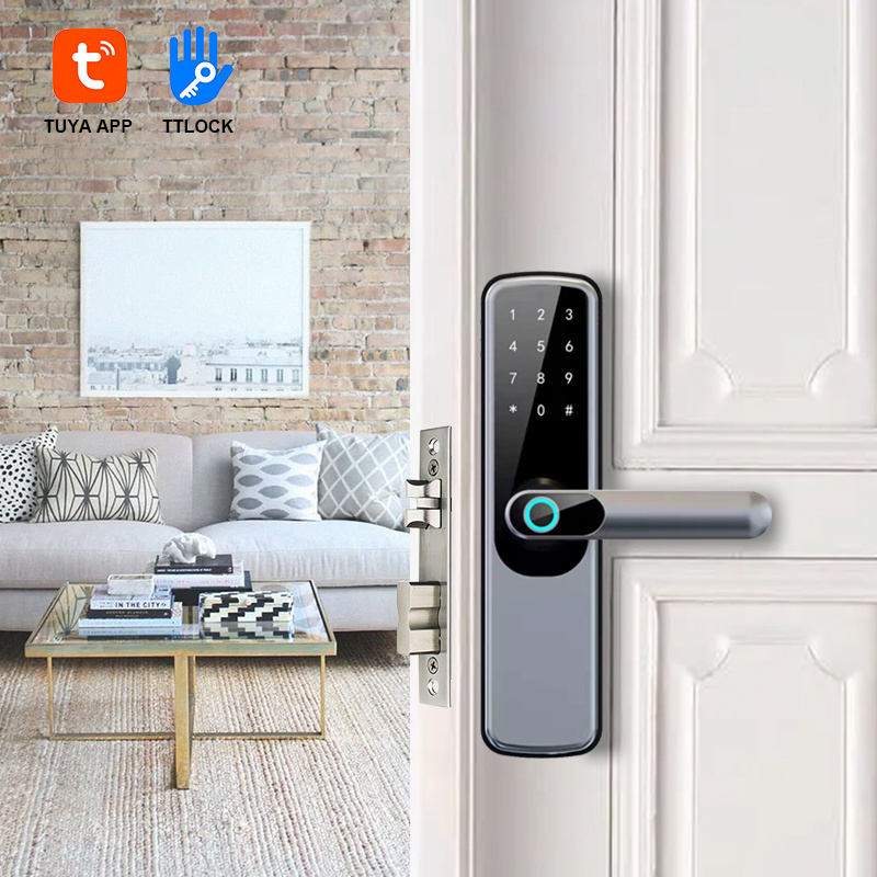 2021 new arrival august smart locks tuya fingerprint safe digital door lock