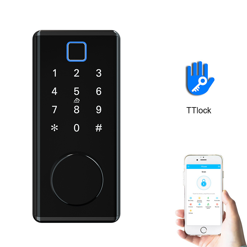 Smart Safe Remote Control app Digital WiFi Keyless Door Locks With Automatic Electronic Deadbolt