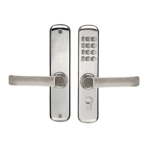 Mechanical Push Button Waterproof  Keypad Pin Code Entry Password Gate Door Lock