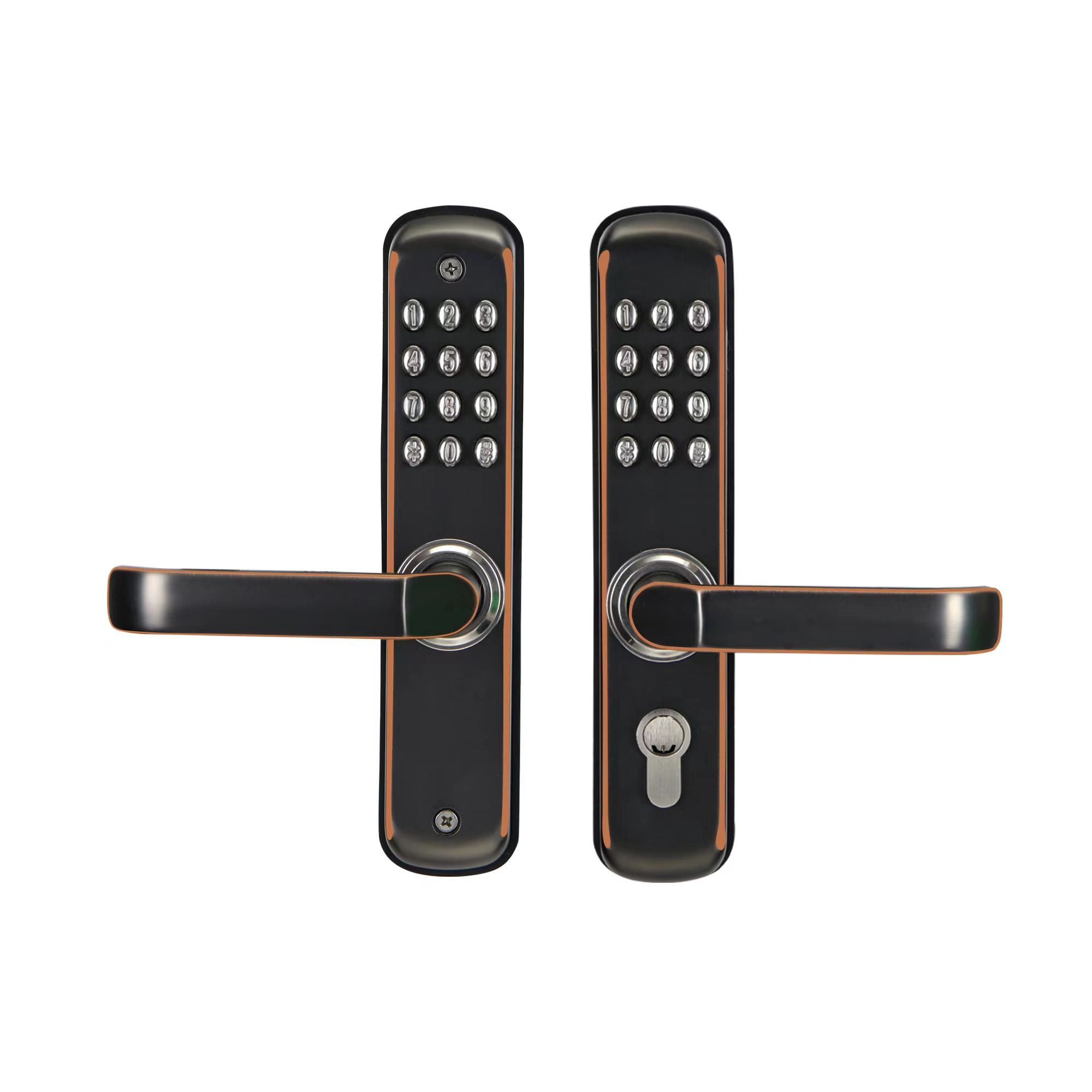 Mechanical Push Button Waterproof  Keypad Pin Code Entry Password Gate Door Lock