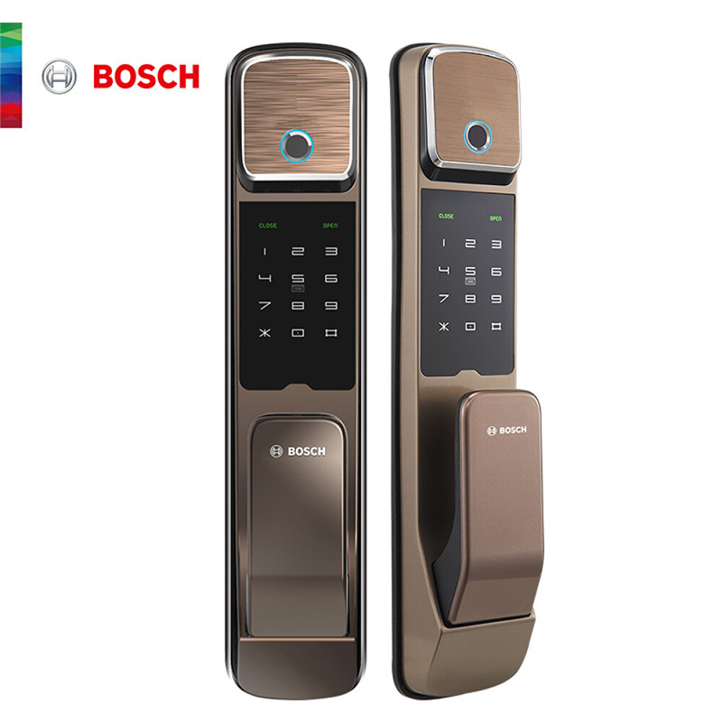 Bosch push and pull handle high sensitive touch  key automatic smart door lock for gate door