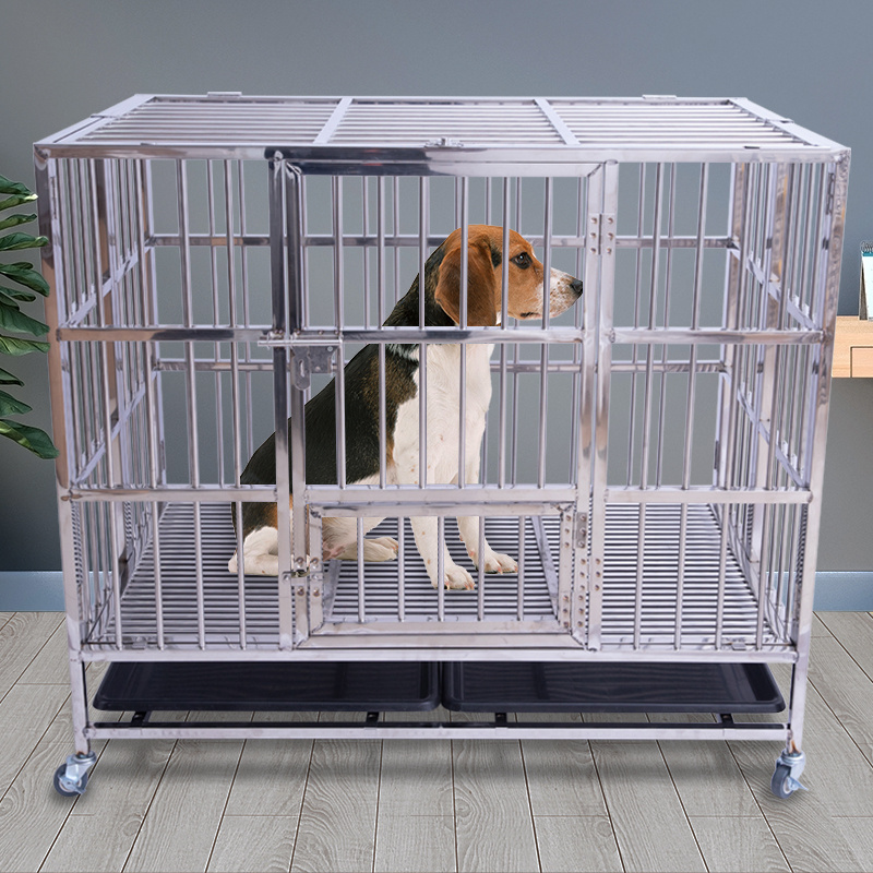 factory directly stackable cages for animals dog collapsible with cover