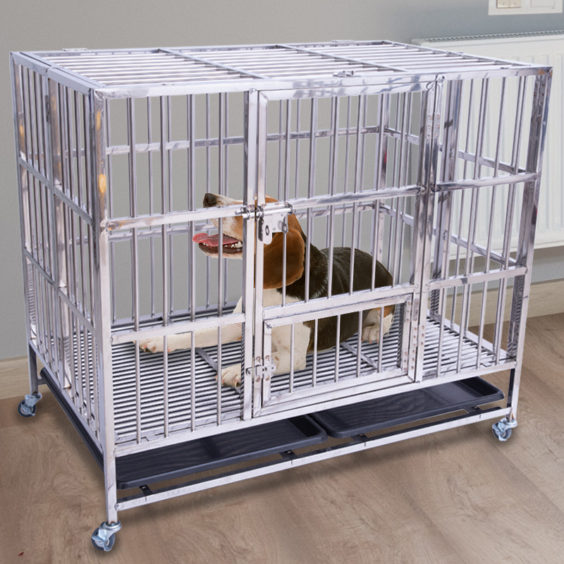 factory directly stackable cages for animals dog collapsible with cover