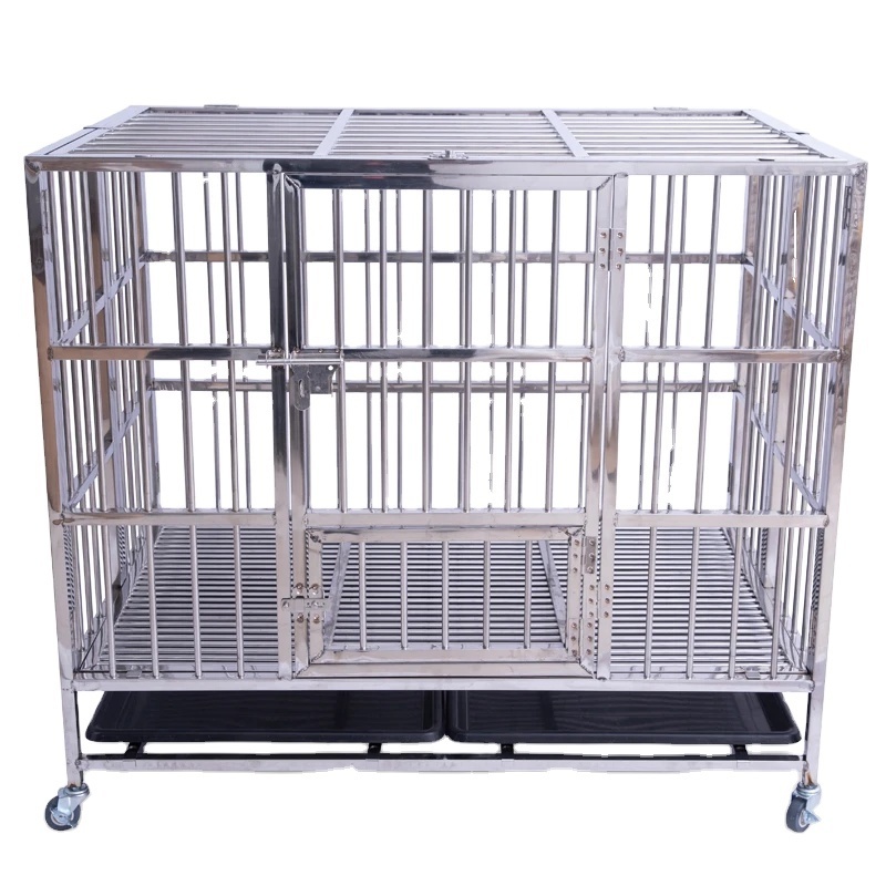 factory directly stackable cages for animals dog collapsible with cover