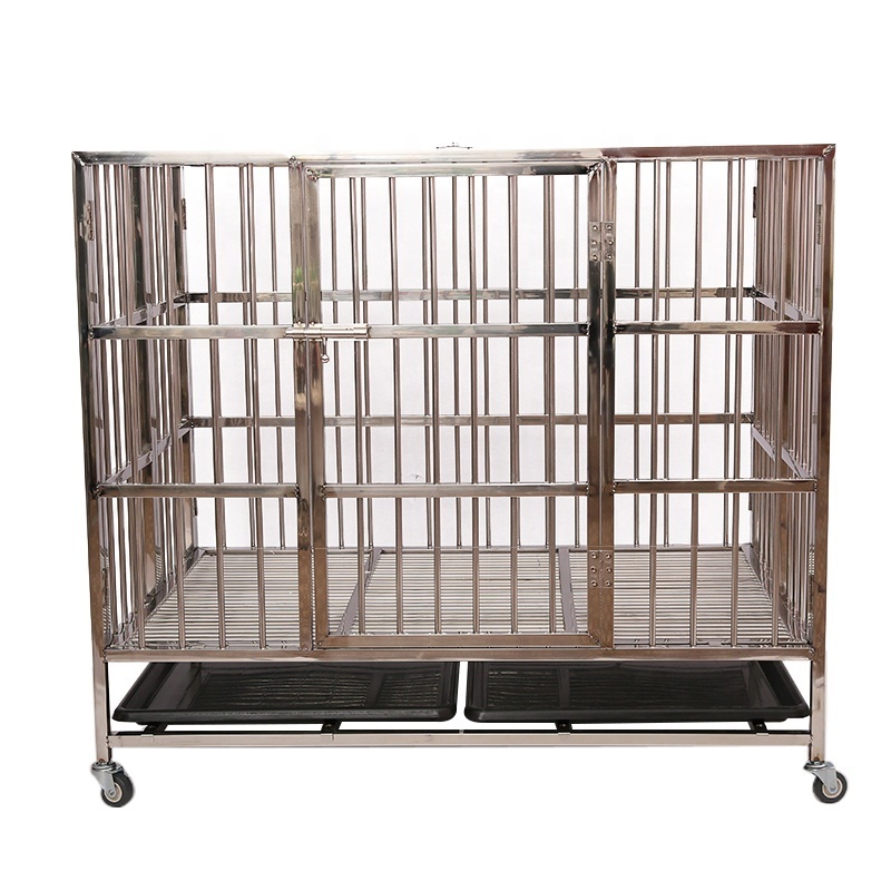 Stocked China supplier large outdoor dog kennel / dog cages, welded tube cage / heavy duty pet crate for training large dogs