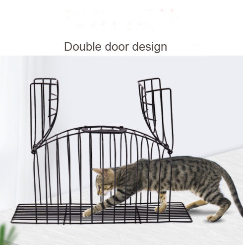 Wholesale cat wash cages metal 2 door cat bath cage