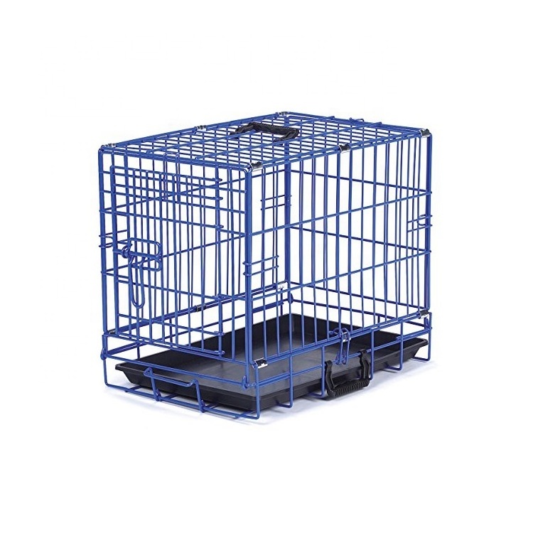 28 inch wholesale boutique full size folding portable wire dog cage for all size pet den house metal crate with powder coating