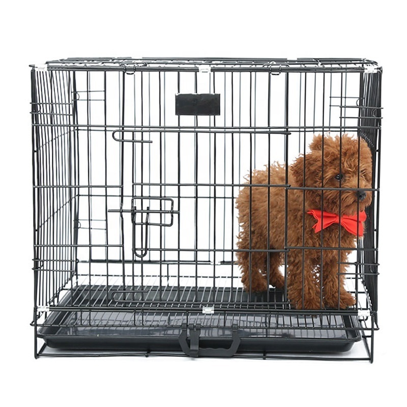 Manufacturer wholesale cheap low-carbon steel dog wire cages, crates for pet bird house cages