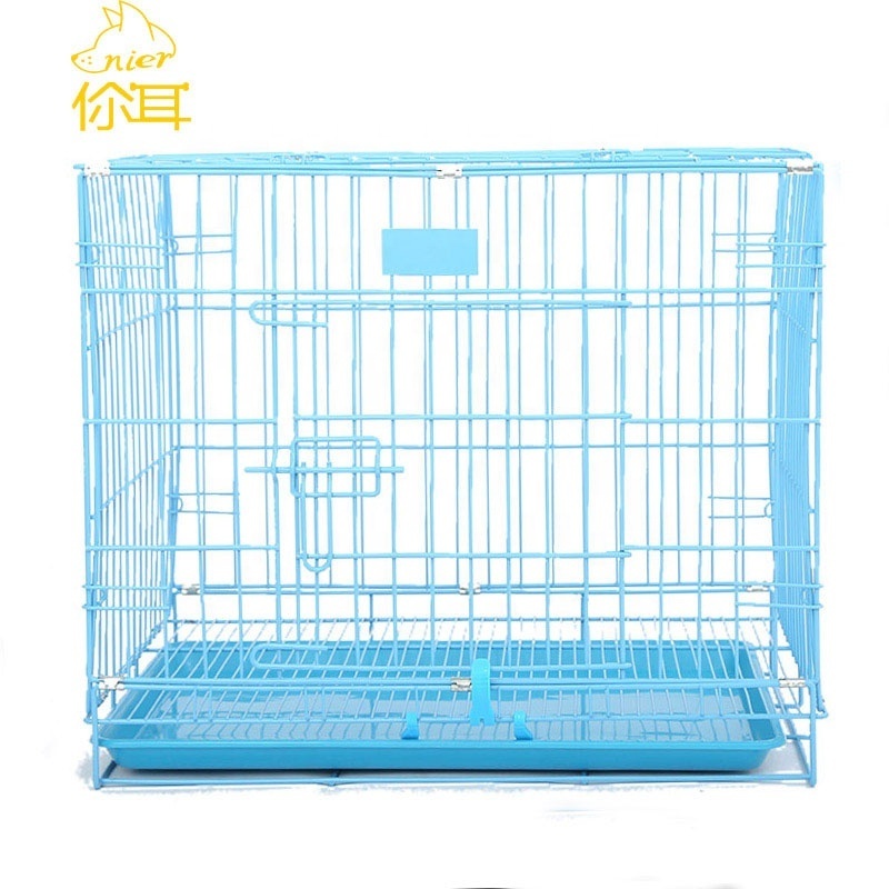 Manufacturer wholesale cheap low-carbon steel dog wire cages, crates for pet bird house cages