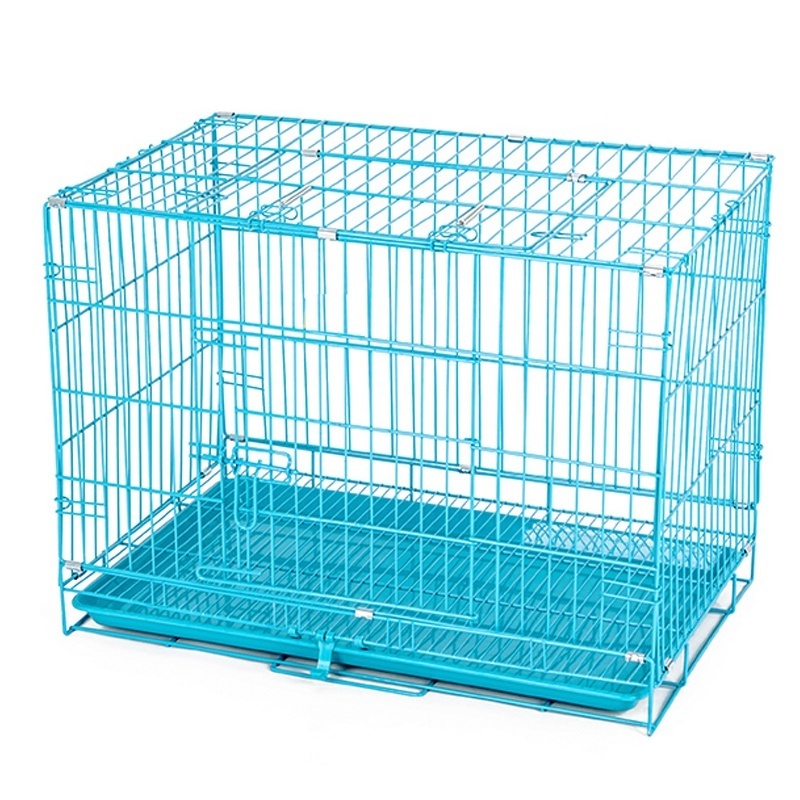 Factory direct wholesale black iron wire mesh pet cage for holding and breeding dog rabbit chicken cat pig pigeon quail