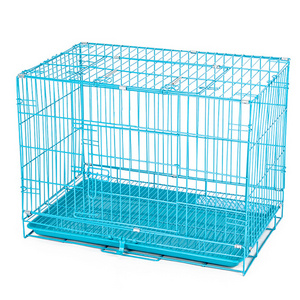 Wholesale Pet Dog Cages Double-Door design Folding Metal metal kennels