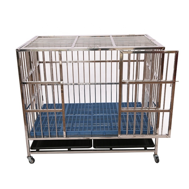 Senxin Pet Strong Manufacturer Stacked Folding Cheap Stainless Steel Metal Tube Breeding Dog House Pet Cages Large Kennel