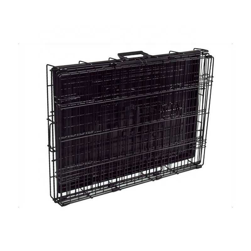 Factory direct wholesale black iron wire mesh pet cage for holding and breeding dog rabbit chicken cat pig pigeon quail