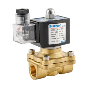 2W Series 1/8 1/4"  Normally Closed AC220V DC24V DC12V Electric Brass Solenoid Valve Air N/C Gas Water Solenoid Valve