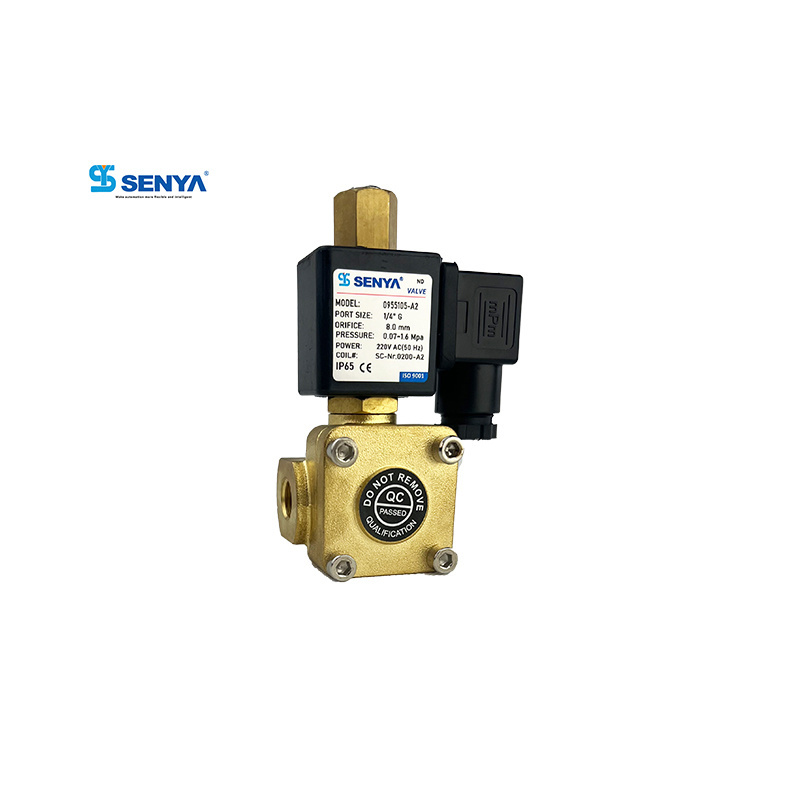 Custom 220V Solenoid Coil Explosion Proof Magnetic Pilot Operated Solenoid Valve 12V DC Air Conditioner Electric Solenoid Valve