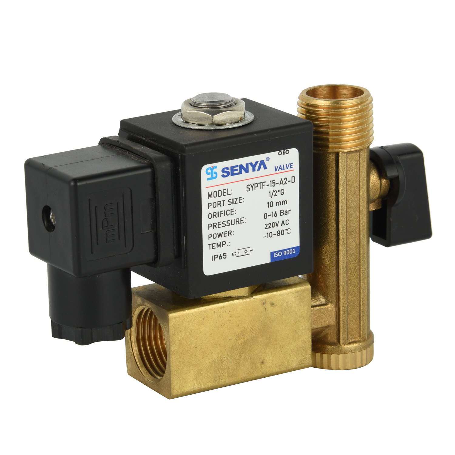 High Quality Solenoid Auto Drain Valve Electronic Air Compressor 24V 110V 220V 230V 1/2