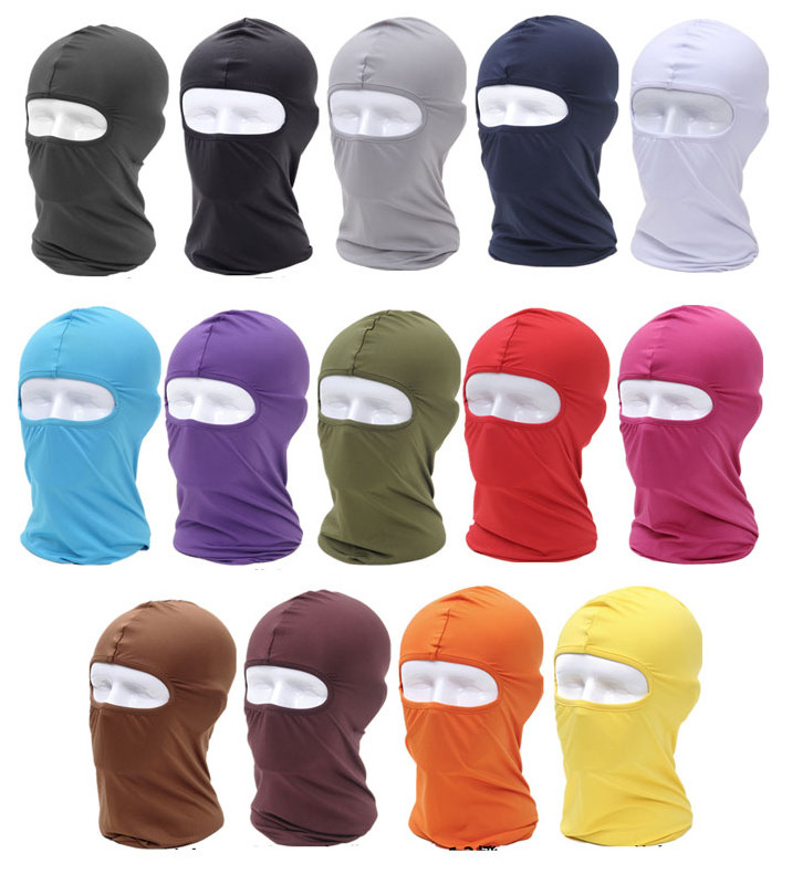 Wholesale Custom Logo 100% Polyester Distressed Face Mask Full Face Cover Ski Mask SkiMask1 Hole Balaclava