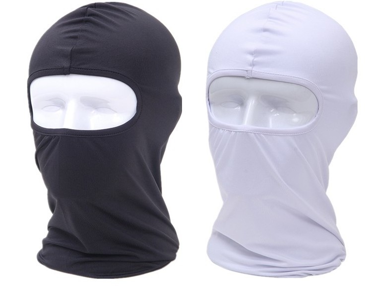 Wholesale Custom Logo 100% Polyester Distressed Face Mask Full Face Cover Ski Mask SkiMask1 Hole Balaclava